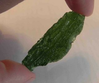 Very Rare Large Moldavite Tektite