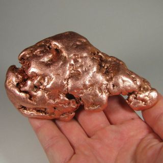 4.  8 " Native Copper Nugget - Keweenaw Peninsula,  Michigan - 1.  7 Lbs.