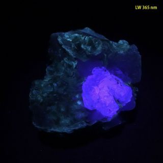 Bb: Rare Chlorophane Fluorite,  Afghanistan - Fluor/phosphor/thermoluminescent