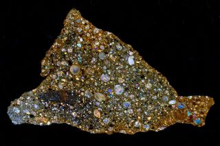 Meteorite Nwa 753 - Rumuruti R3.  9 Chondrite - Thin Section