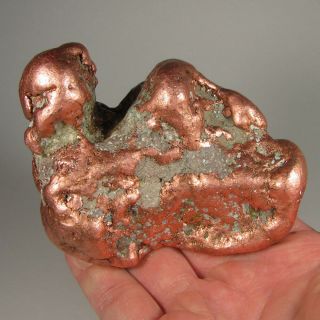 4.  2 " Native Copper Nugget - Keweenaw Peninsula,  Michigan - 2 Lbs.