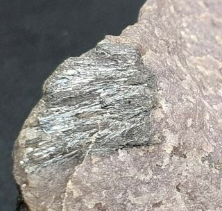 36g Stibnite On Quartz Fluorite Cresson Mine Cripple Creek Teller Co Colorado