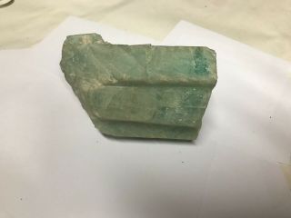 Aquamarine Beryl Crystal Natural Mineral Specimen 445 Grams
