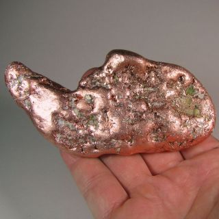 4.  5 " Native Copper Nugget - Keweenaw Peninsula,  Michigan - 1.  2 Lbs.