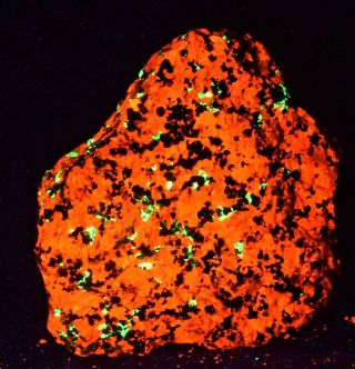 4 lb Fluorescent Willemite Calcite Sterling Hill Mine NJ 2WC08 - 3 2