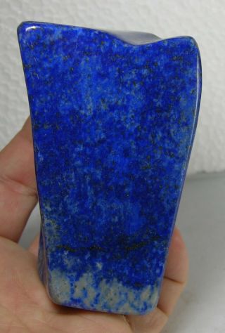 405g Afghanistan 100 Natural Tumbled Rough Lapis Lazuli Specimen 14 3/8 Oz 85mm