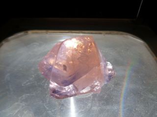 Andara Crystal Glass Hot Pink Swirl " Hgw " 250 Grams I3 Monatomic Crystals
