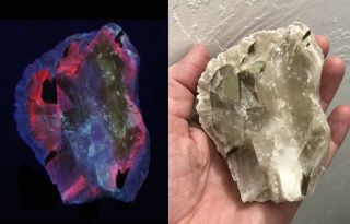 Unique Calcite From Tsumeb,  Namibia - Fluorescent