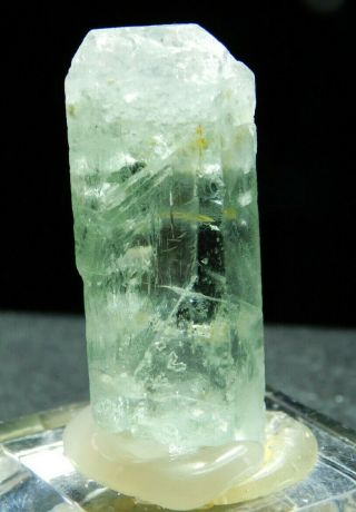 A Larger And 100 Natural Heliodor Beryl Crystal From Brazil 3.  63