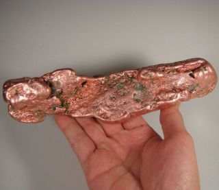 8.  5 " Native Copper Nugget - Keweenaw Peninsula,  Michigan - 2 Lbs.
