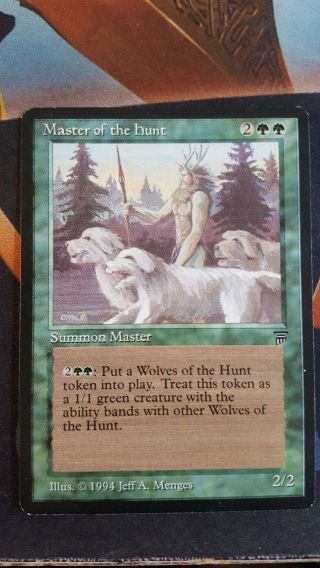 Mtg Magic The Gathering Legends Master Of The Hunt Nm Gradable Card