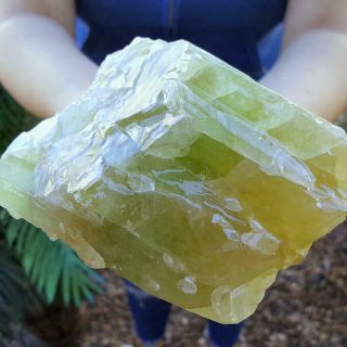 Outstanding Large 4 1/2 Inch Multi Color Green Calcite Crystal
