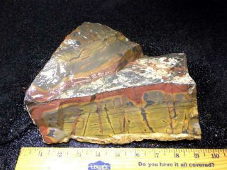 Z Indian Paint Stone Faced Rough 9 Lbs 3