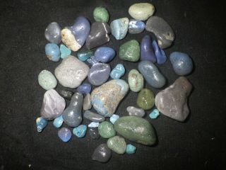 Small Leland Blue Stone Slag Glass