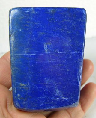 288g Afghanistan 100 Natural Tumbled Rough Lapis Lazuli Specimen 10 1/8 Oz 71mm