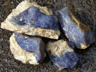 Mw: PURPLE CHALCEDONY - Valley of Fire,  Nevada - 2.  2lbs Rough 3