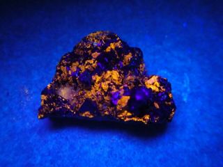 Sphalerite (fluorescent) Tetrahedrite Quartz Sweet Home Mine Colorado