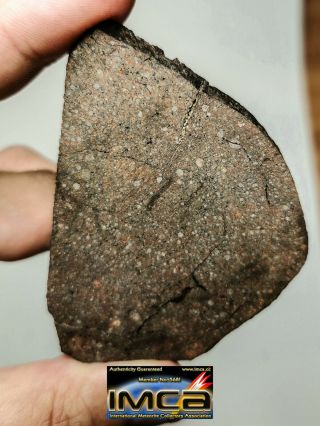 Z24 - Great Thick Slice Nwa Unclassified Type 3 Chondrite Meteorite 85.  03g