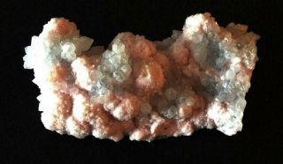 Pink Rhodochrosite Quartz Crystals Cluster Chalkidiki Greece 52 Gramms