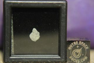 Tissint Martian Meteorite 0.  085g / 85mg Fragment Of The Planet Mars