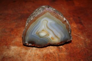 Agate Cut Geode Rock Polished Face & Rough Texture 4 Pounds 9.  4 Ounces