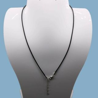 MAKO SHARK Tooth Necklace - 1 & 1/16 in.  REAL FOSSIL - STERLING SILVER 3