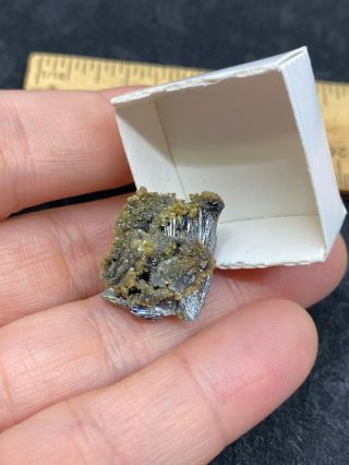 Unknown Metallic Mineral Specimen in Cardboard Box - Estate Find 2