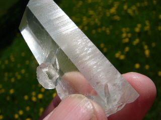 Lemurian Quartz Crystal Old Stock Record Keepers With Penatrator