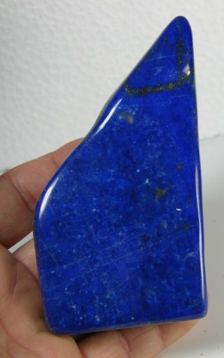 265g Afghanistan 100 Natural Tumbled Rough Lapis Lazuli Specimen 9 3/8 Oz 98mm