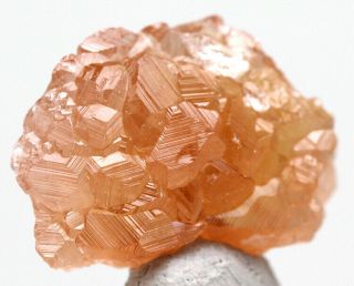HESSONITE GARNET Crystal Cluster Mineral Specimen JEFFREY MINE ASBESTOS CANADA 2