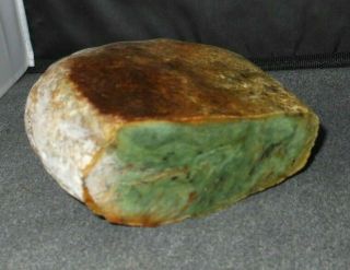 Washington State Lively Green Jade Rough,  3,  Pounds,  Translucency