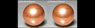 Native Copper Metal Spheres Michigan Mineral Crystal - Scb