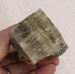 Mineral Specimen Of A Calcite With Marcasite Inclusions.  Faraday Mine,  Ontario