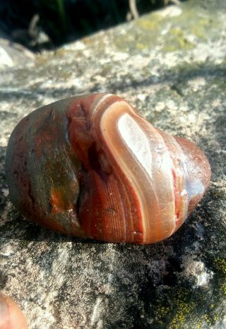 Lake Superior Agate 2.  1 Ounce Mystery Pattern,  4 Listings Get.