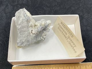 Lovely Weloganite Mineral Specimen in Cardboard Box - Estate Find 3