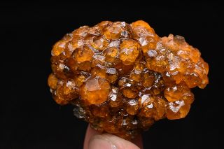 18g Natural Spessartine - Garnet Orthoclase Crystal Rare Mineral Specimen China