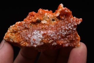 67g Natural Vanadinite Barite Crystal Cluster Rare mineral specimen Morocco 3