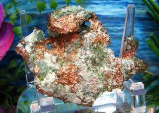 Arizona Native Natural Copper Crystal Globe,  Arizona Gorgeous Nugget Specimen