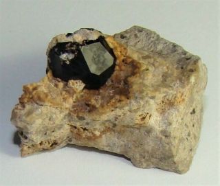 Spessartine Garnet Crystal On Rhyolite - Lion Springs,  Aquarius Mountains Arizona