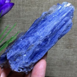 Rare Blue Crystal Natural Kyanite Rough Gem Stone Mineral Specimen Healing K1137