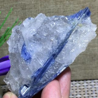 Rare Blue Crystal Natural Kyanite Rough Gem Stone Mineral Specimen Healing K1136