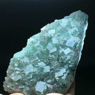 363.  5g Natural Translucent Green Cube Fluorite Crystal Mineral Specimen/China 3