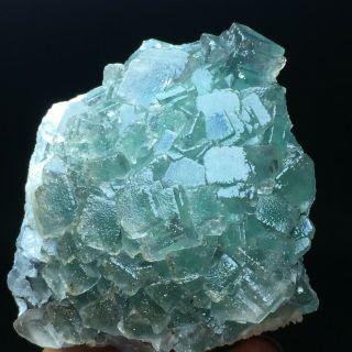 201.  5g Natural Translucent Green Cube Fluorite Crystal Mineral Specimen/china