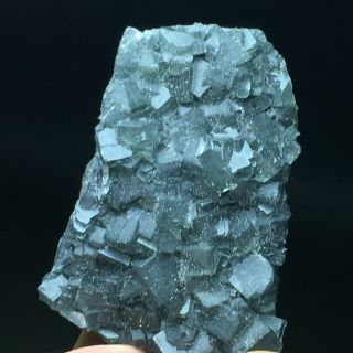 122.  5g Natural Translucent Green Cube Fluorite Crystal Mineral Specimen/china