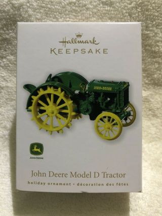 Hallmark John Deere Model D Tractor Ornament