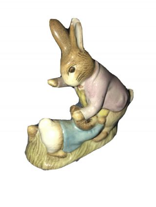 Beswick Beatrix Potter " Mr.  Benjamin Bunny & Peter Rabbit " F.  Warne & Co.  1975