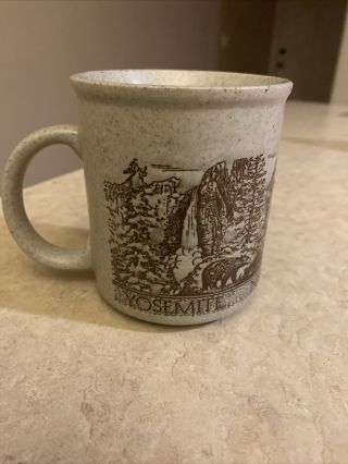 Yosemite National Park Stoneware Coffee Mug Souvenir