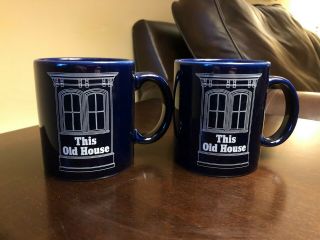2 Vintage This Old House Coffee Mugs 80 - 90 
