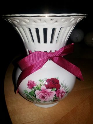 Formalities Baum Bros Vase With Roses Design 2