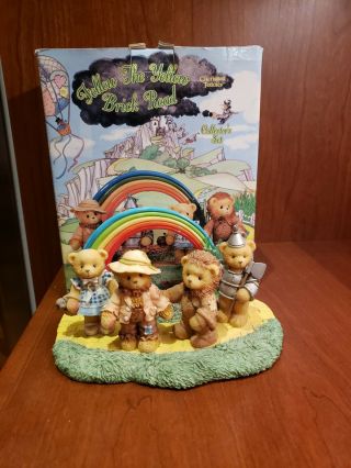 Cherished Teddies Wizard Of Oz " Follow The Yellow Brick Road "
